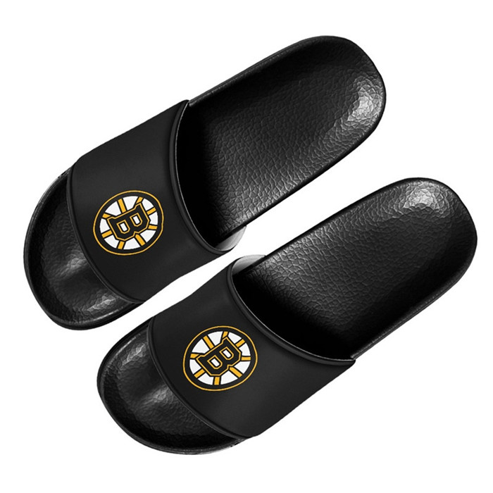 Men's Boston Bruins Flip Flops 002 Men's Boston Bruins Flip Flops 002